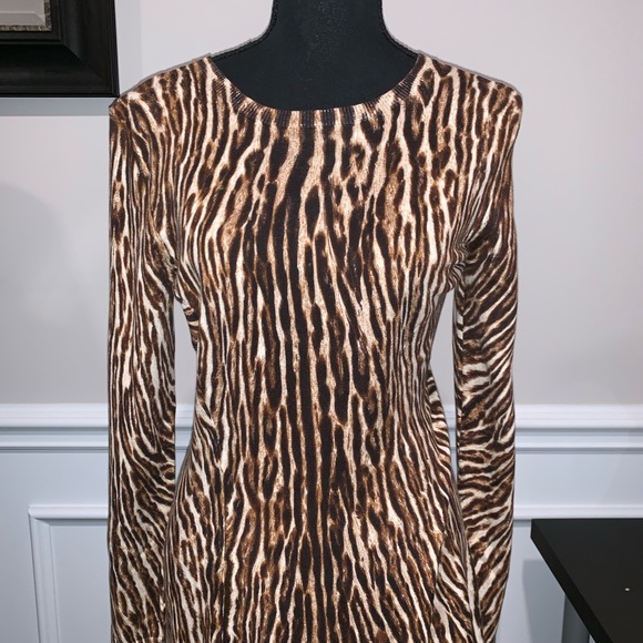 NWOT Michael Kors Long Sleeve Dress M - Picture 2 of 4